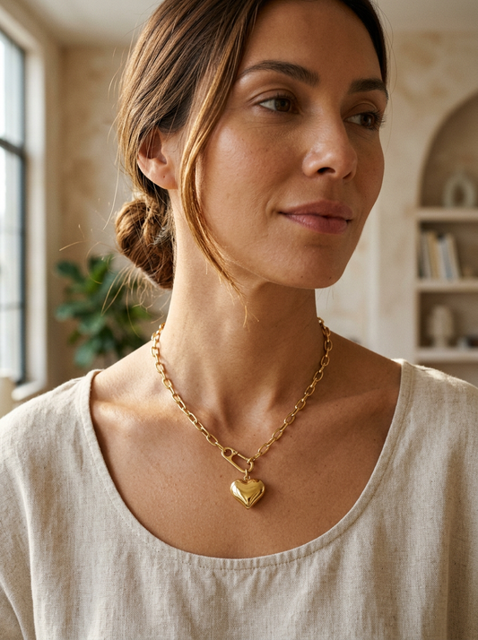 Armour Heart Necklace